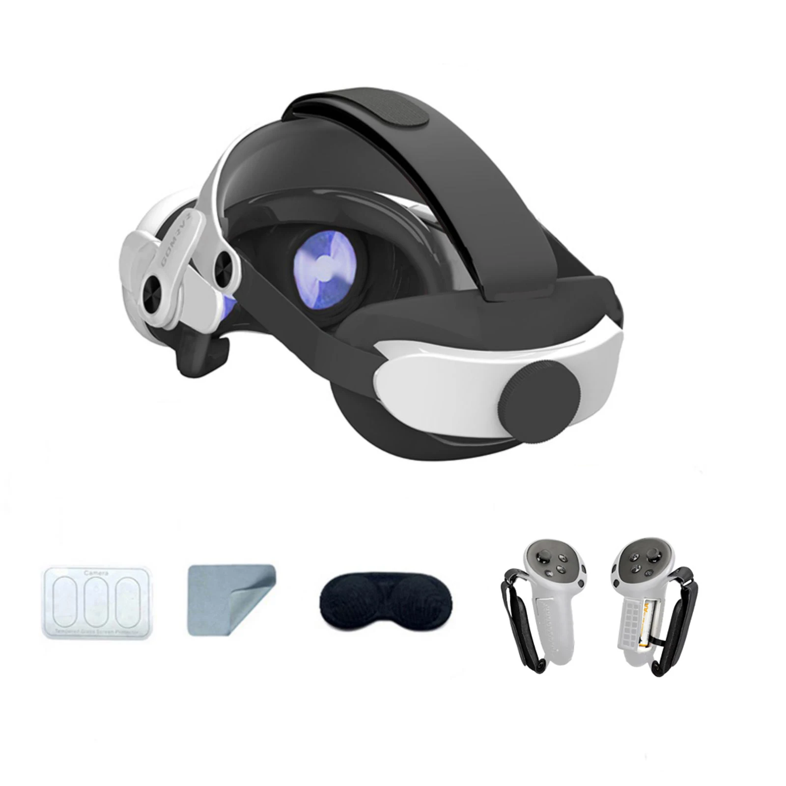 GOMRVR Replaceable Head Strap for Meta Quest 3 VR Improve Comfort Adjustable Head Strap for Meta Oculus Quest 3 Accessories