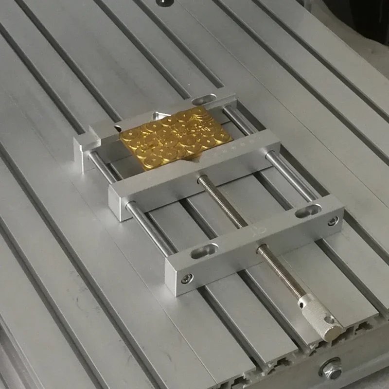 New Parallel-Jaw Vice Aluminium Alloy Flat Tongs Vice for Wood Metal Engraving Milling Machine Brand Carved