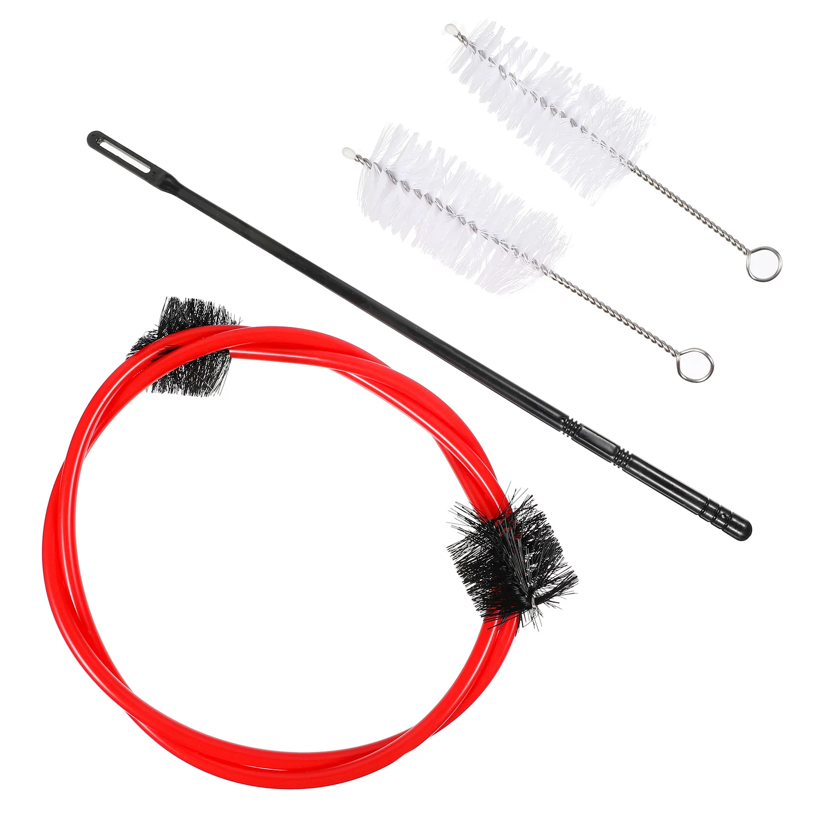 

4Pcs Trumpet Cleaning Brush Set Non Deformed Tear Resistant Cornet Tools Snake Mouthpiece Accessories Safe No Scratch