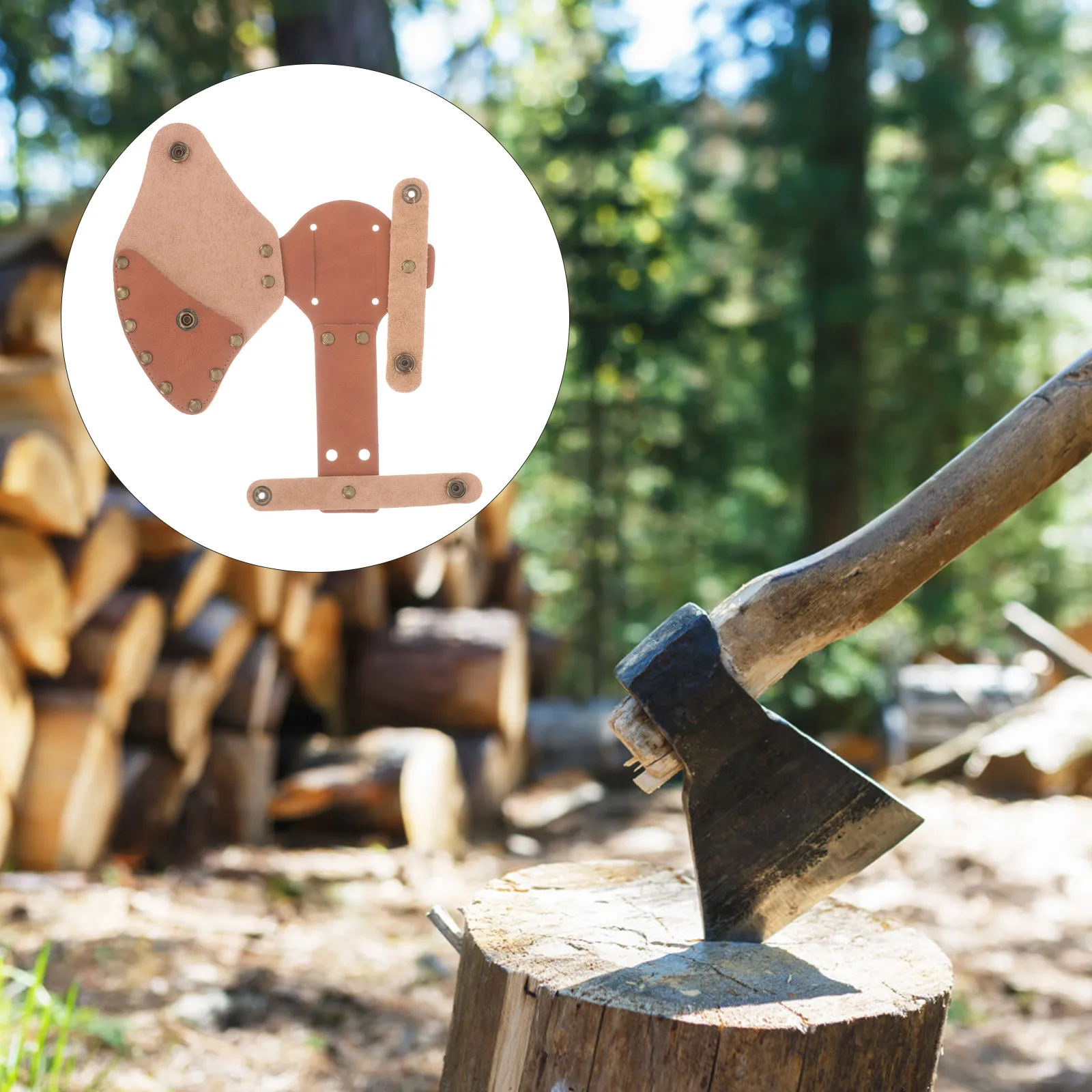 

Axe Sheath Durable Protection Universal Hatchet Cover Portable Case Supply Hand Tool Camping Accessories