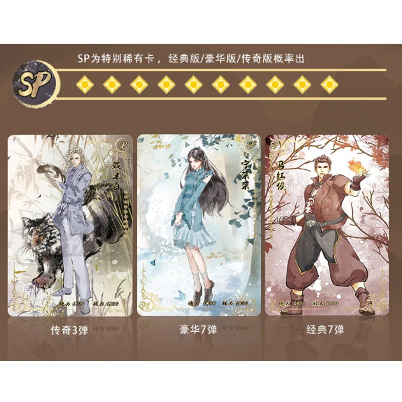 KAYOU Genuine Douluo Continent Soul Land Legend Edition Vol.3 Booster Box Rare CR UR TSR SHR Tang San Xiao Wu Anime Trading Card
