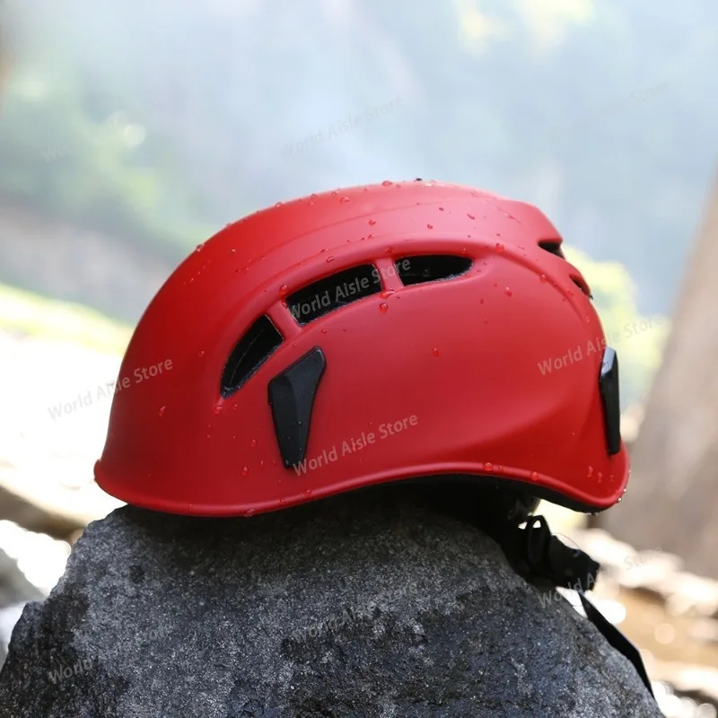 Outdoor Rock Climbing Helmet Speleology Mountain Rescue Equipment To Expand Safety Helmet Caving Work Helmet