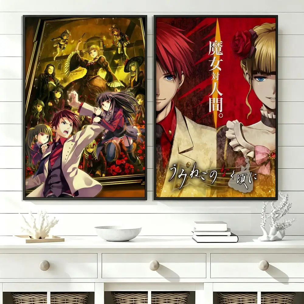 anime Umineko When They Cry Poster Poster HD Trendy SelfAdhesive Wall Art Print For Living Room Bedroom Dorm Office Home Gift