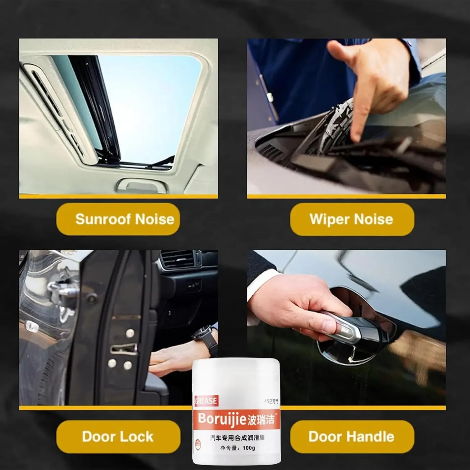 Grease Sliding Door Lubricant Car Sunroof Track Lubricating Multipurpose  Sliding Door Lubricant for Vehicles and Skylight - AliExpress 34