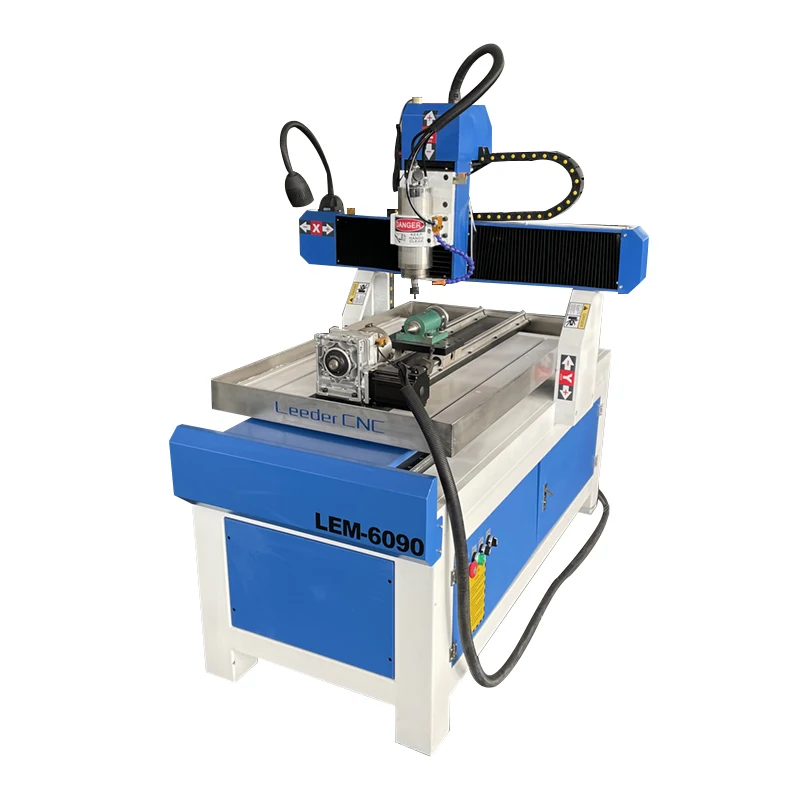 Small Leeder CNC Metal Aluminum Steel Mold Iron Engraving Milling Machine For Sale