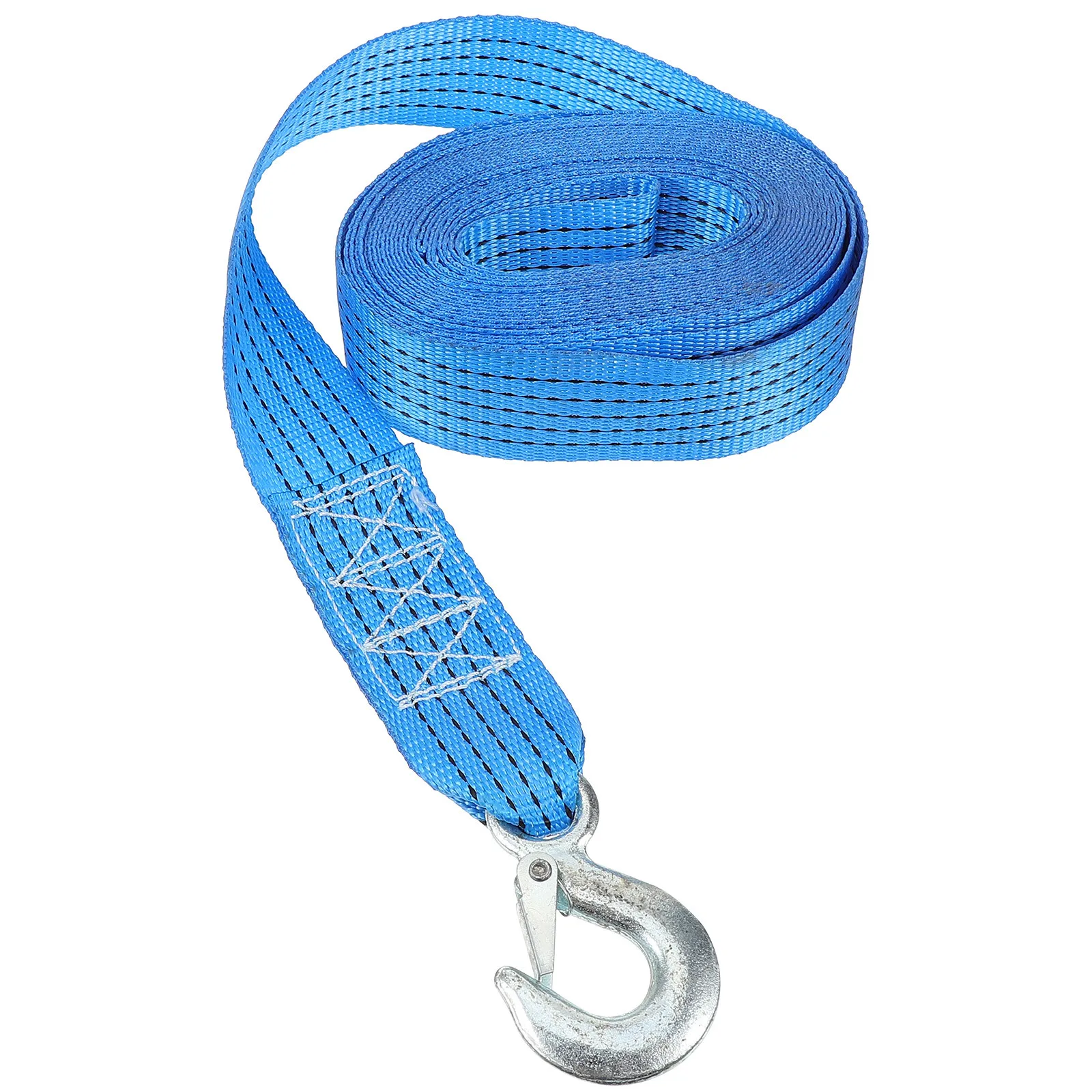 مقطورة ونش حزام الثقيلة 6000Lbs البوليستر حزام مزورة الصلب هوك لقارب سيارة شاحنة سحب تزوير سحب حبل #4