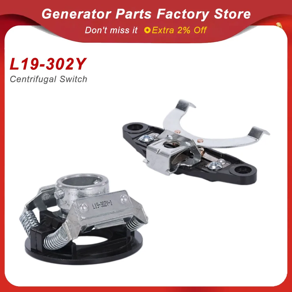 L19-302Y Centrifugal Switch Single Phase Electric Motor Parts Ac YC90 YL90 YC100 YL100 Motor Starter 2kw Mechanical Controller