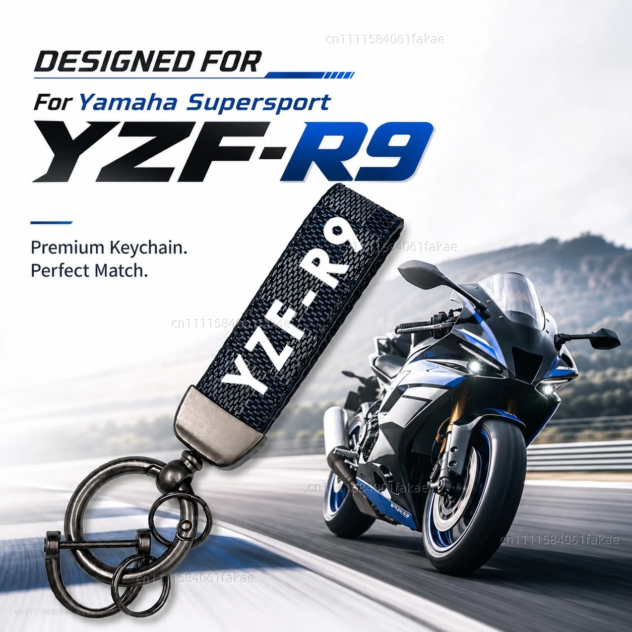 For Yamaha Supersport YZF-R9 YZF R9 2025 Motorcycle Keychain Custom Logo Gift for Rider Men Women