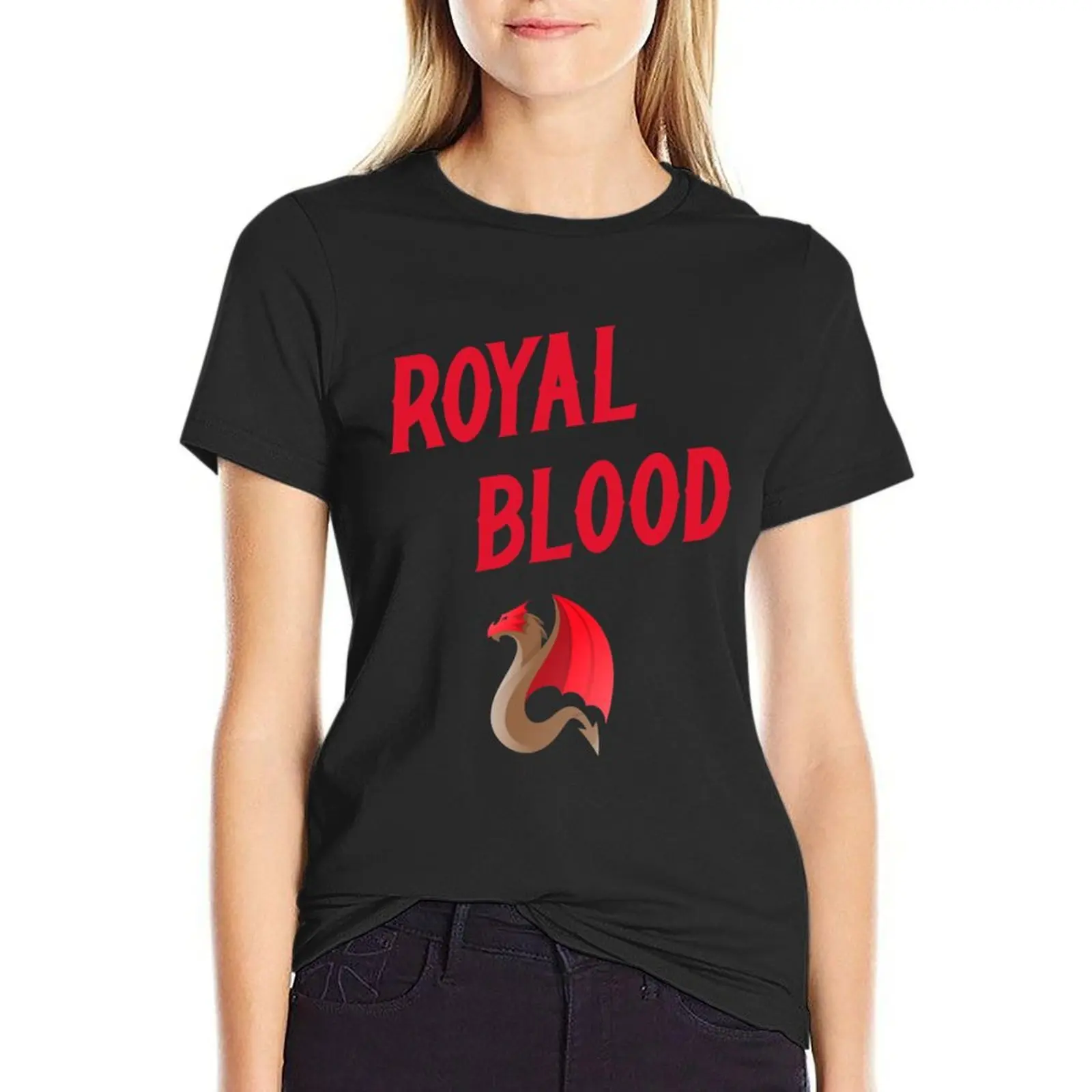 Dragon Royal Blood Red T-Shirt sports fans quick drying kawaii clothes cute clothes t-shirts for Women cotton