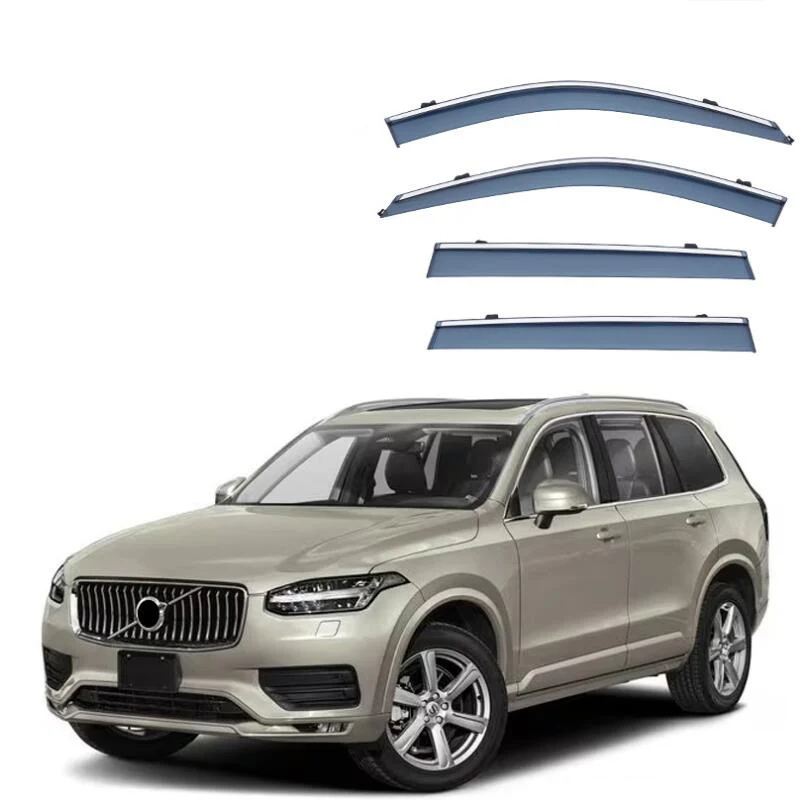 Side Window Deflector Weather Shields Window Visor For Volvo XC90 2002 2003 2004 2005 2006 2007 2008 2009 2010 2011 2012 -2024
