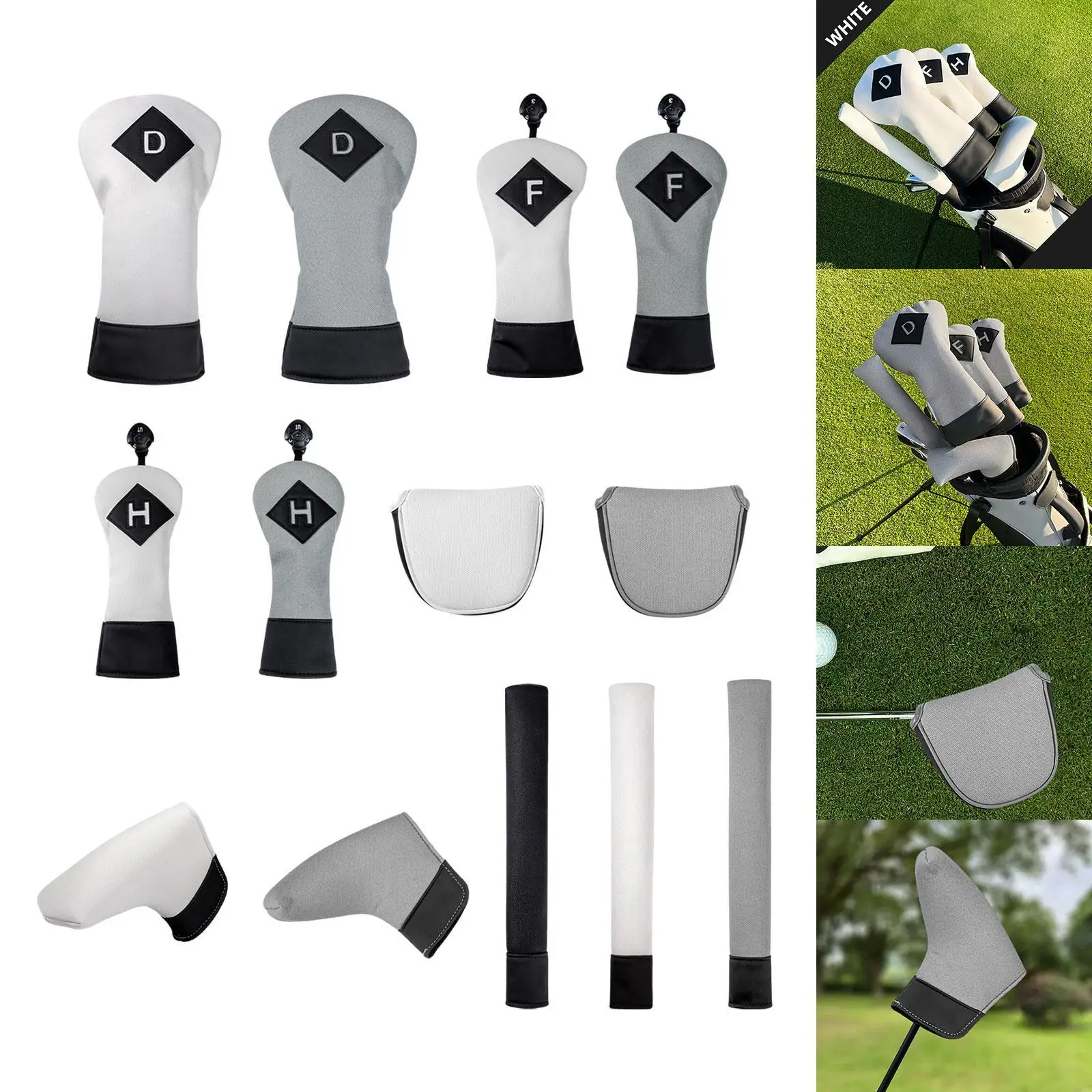 

Golf Club Head Cover Guards Golf Accessories for Woods and Drivers Gifts Driver Head Cover Golf Club Cover for Men Club Women