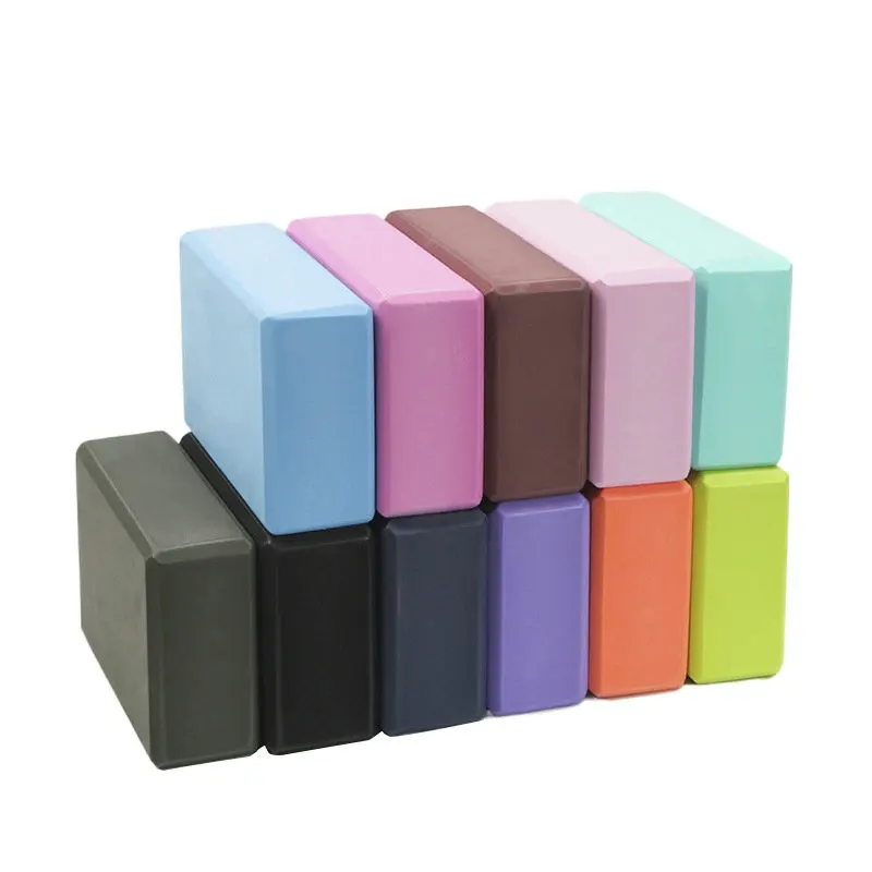 Gym Blocks EVA High Density Yoga Block 120g Adult Children Stretching Body Practice Block Foam Bricks Training Exercise Fitness