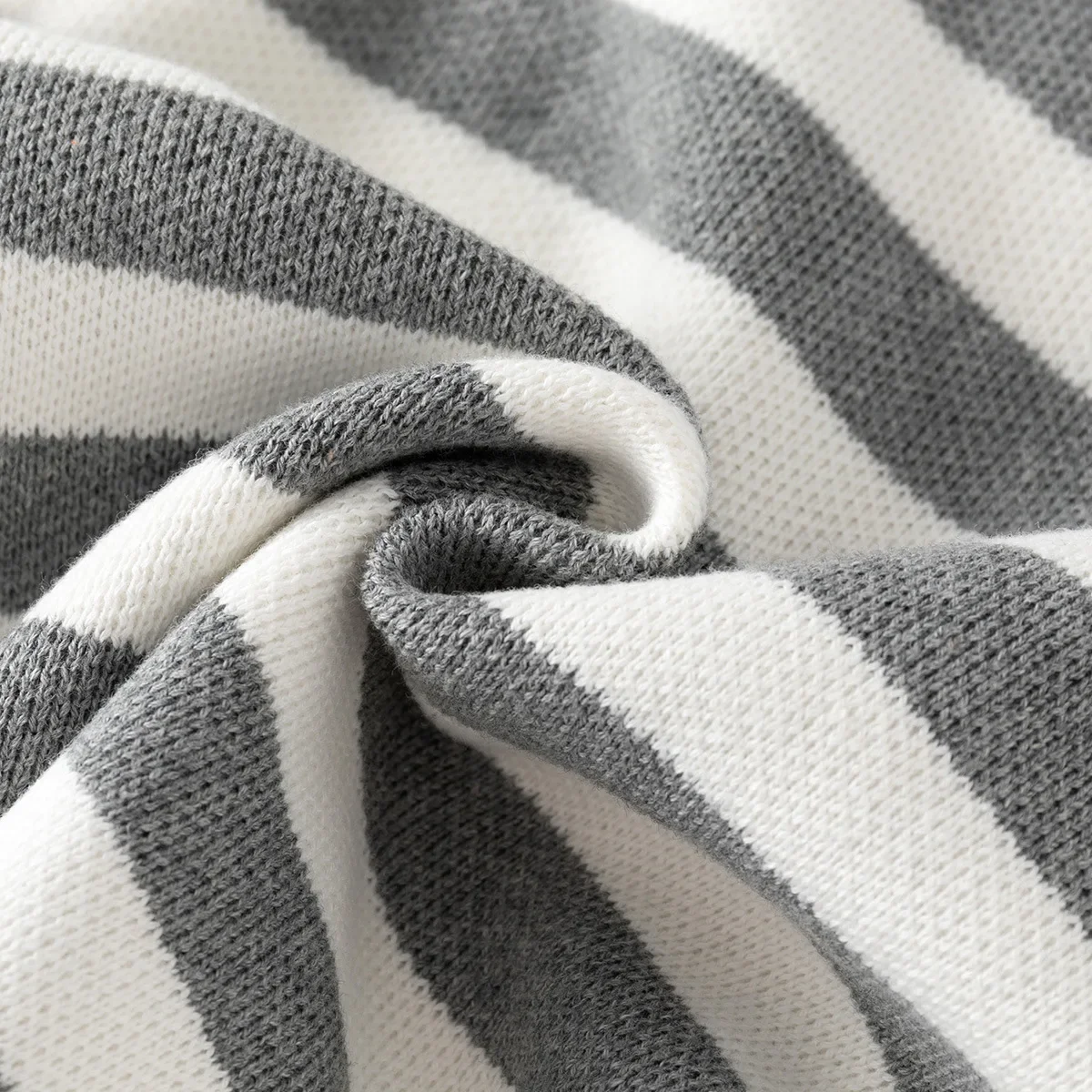 سترات مخططة للأولاد بلوفر للأطفال الصغار بياقة بولو للأطفال ملابس تريكو شتوية للأطفال