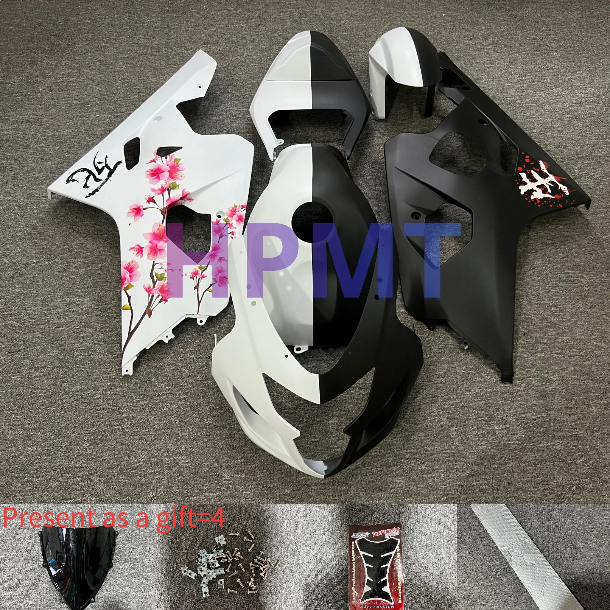 

New ABS Fairings Kit Fit For Suzuki GSX-R600 750 K4 2004-2005 GSXR600-750 2004 2005 bodywork full fairing