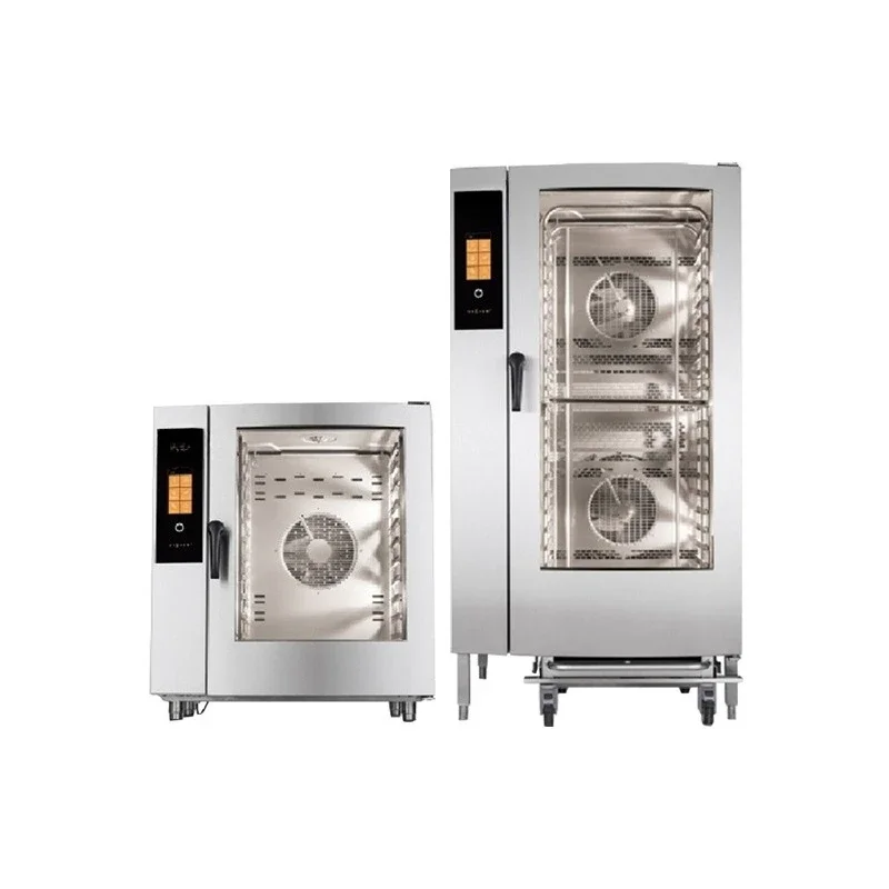Horno de vapor con caldera ZKX-O1011b+/ZKX-O2011b+, horno de vapor de 10/20 bandejas