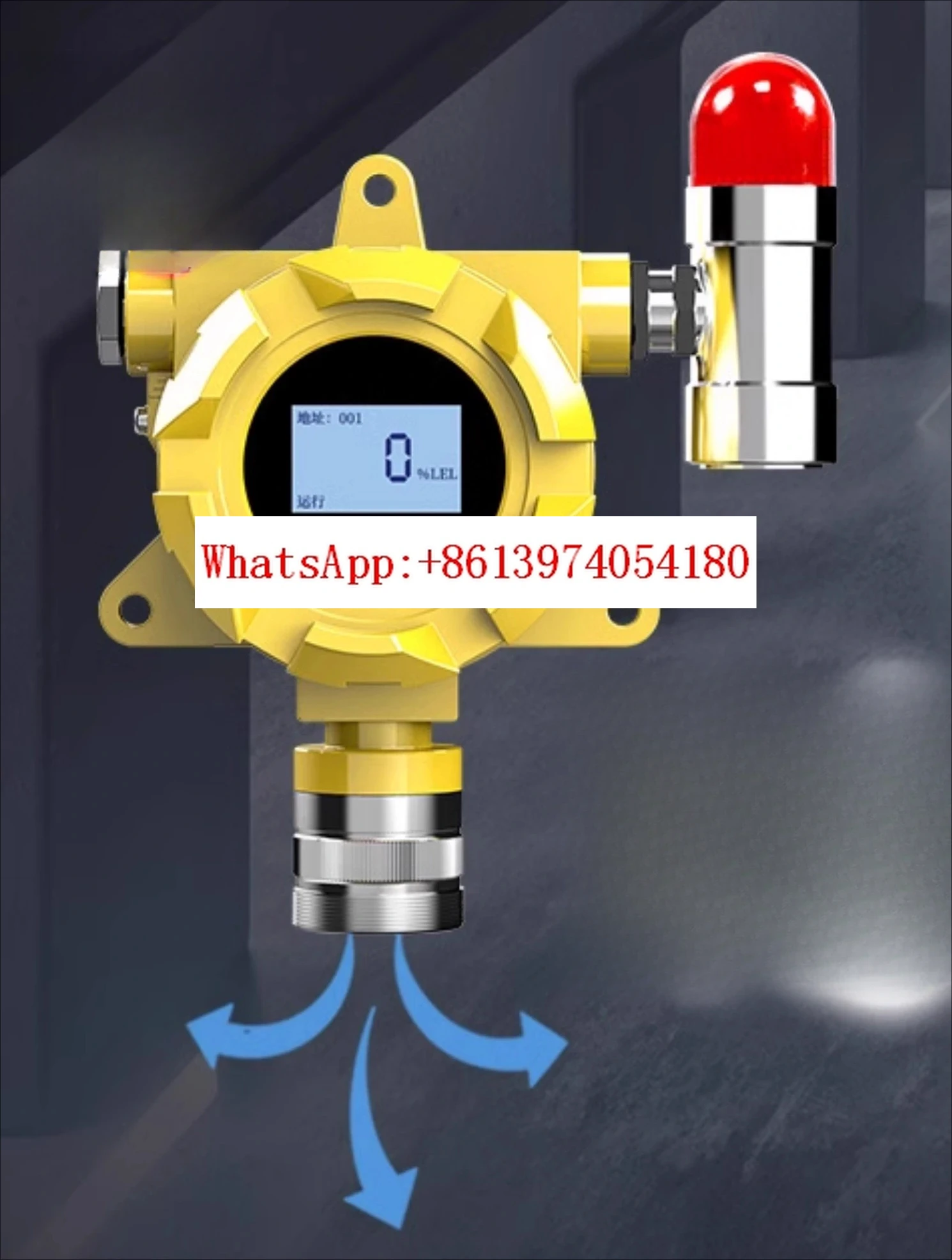 

Alcohol and Ethanol Concentration a-l-a-r-m Industrial Explosion proof Methanol Leakage Detection Combustible Gas Detector