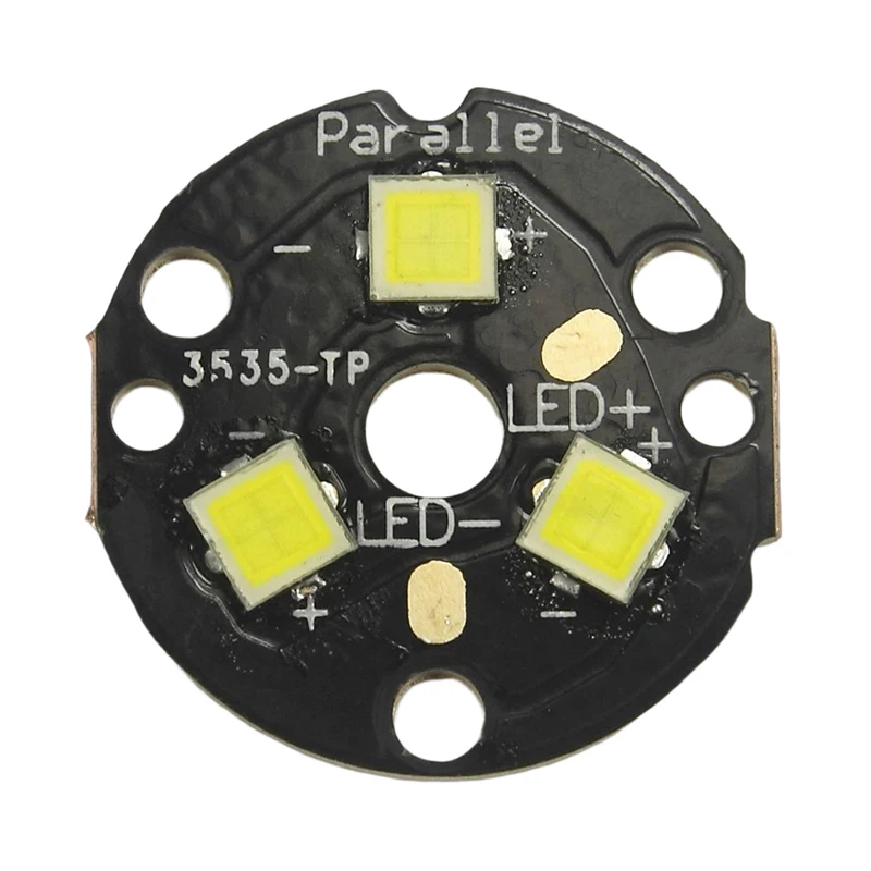 Triple SFQ43 6500K SMD 3535 LED on 20mm DTP Copper MCPCB Parallel