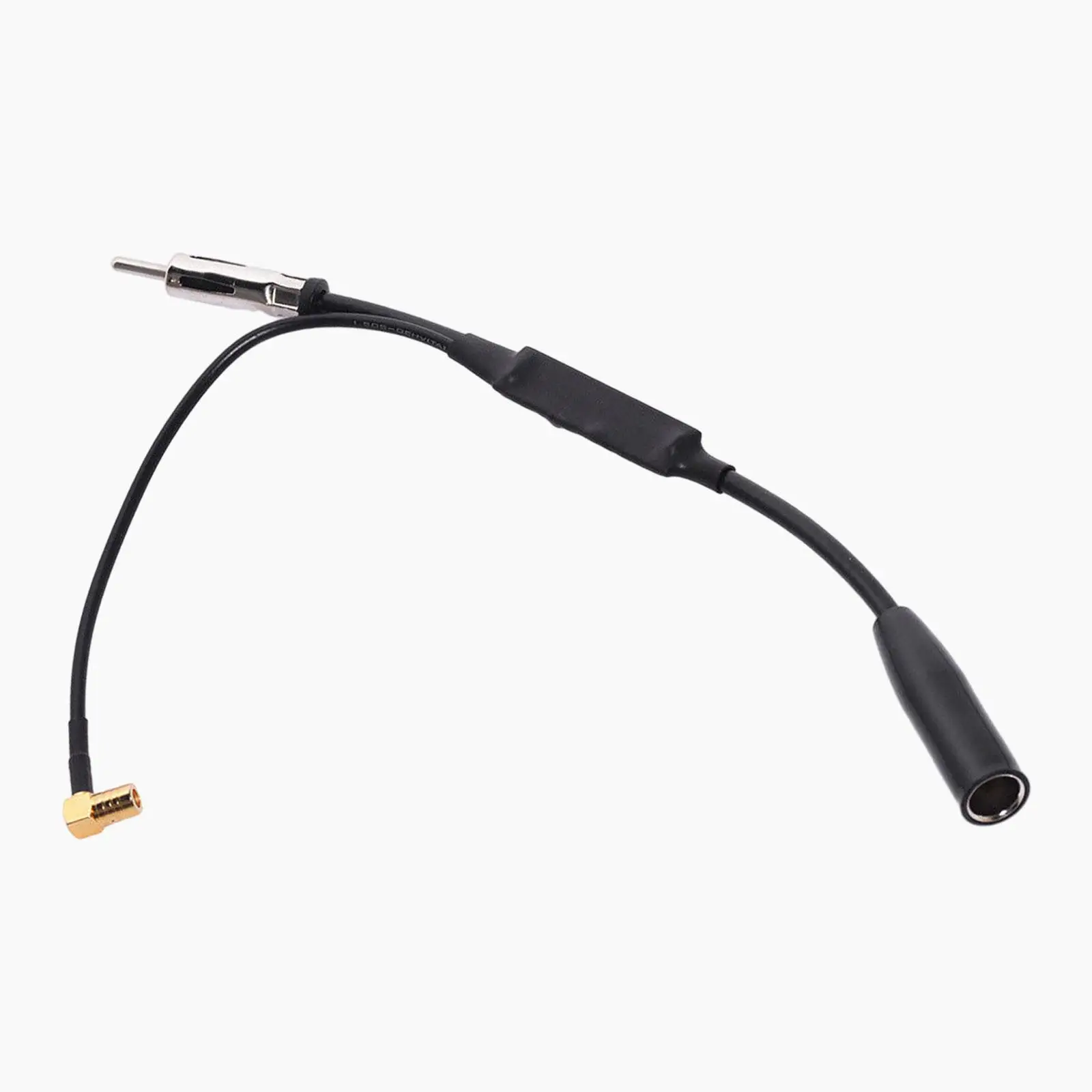 Smb Antenna Splitter, Din Male Plug to Din Female Socket Cable, FM AM DAB Car