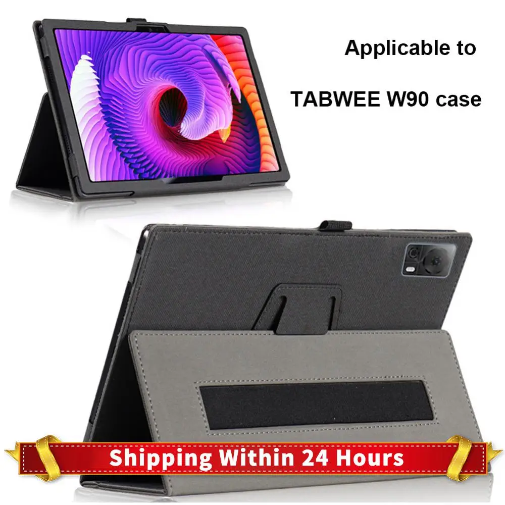 

For Tabwee W90 Hand-Held Leather Tablet Case Wear Resist Tablet Protection Shell Folio Stand Magnetic Cover Tablet Protect Case