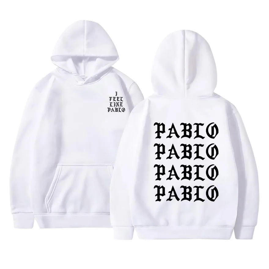 I Feel Like Paul Pablo Kanye West sweat homme hoodies men Sweatshirt Hoodies Hip Hop Streetwear Hoody pablo hoodie