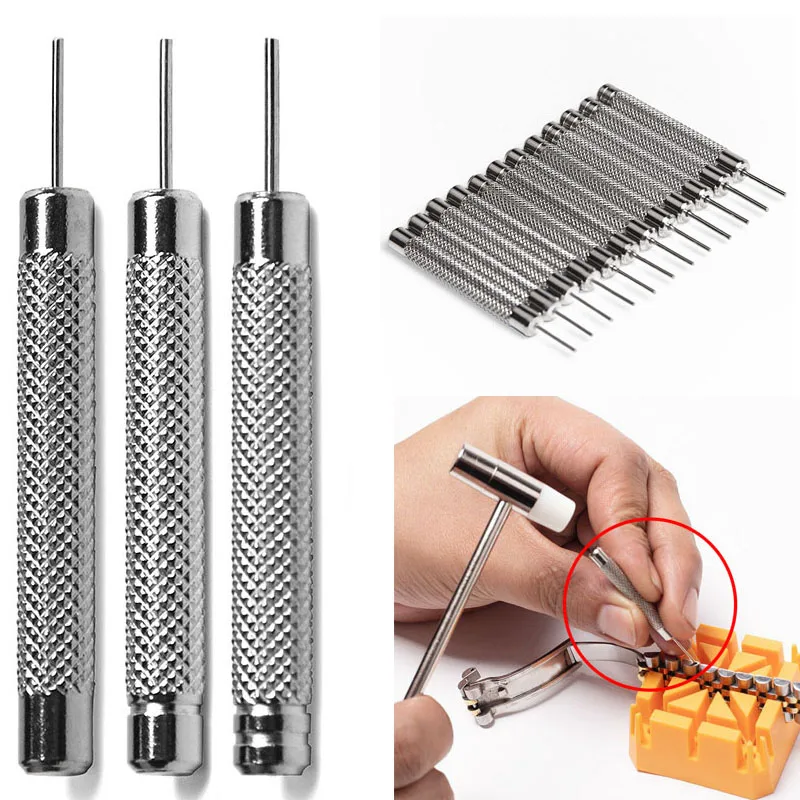 Watch Repair Tool Pin Punch 0.8mm 0.9mm 1.0mm Watchmaker Spare Parts Jewelry making tool Band Strap Bracelet Pin Link Remover
