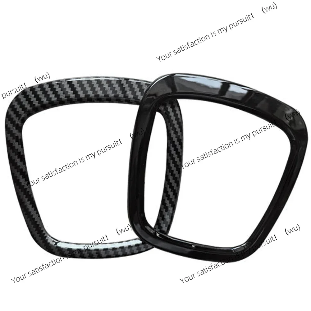 ABS Car Steering Wheel Center Panel Logo Frame Steering Wheel Decorative Sticker For Audi A4 B6 B7 B8 A6 C6 A5 Q7 Q5 A3 8P S3