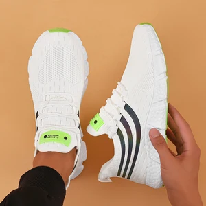 أحذية رياضية مريحة للنساء أحذية منصة تنفس أزياء الدانتيل أحذية نسائية عارضة للنساء أحذية الجري في الهواء الطلق الرياضة أفضل 8 أحذية رياضية نسائية أنيقة غير رسمية مبيعا - No1