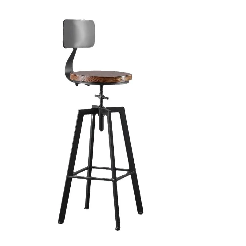 iron-wrought-bar-chair-industrial-style-rotating-bar-stool-household-adjustable-bar-chair-solid-wood-high
