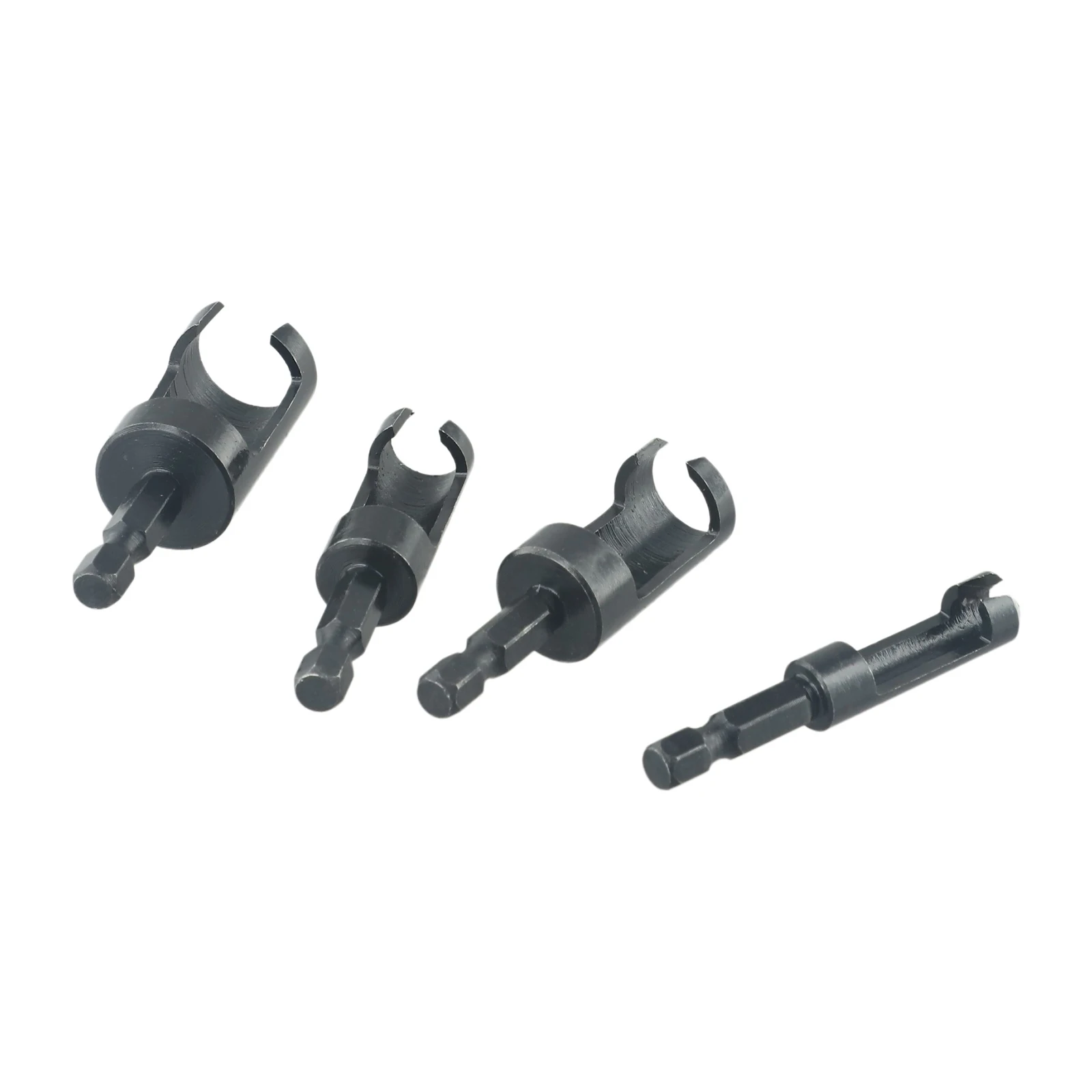 عرافة عرقوب الخشب ثقب القاطع مجموعة لقمة مثقاب 4 قطعة لسان الخشب وحفر ثقب الملل متوافق مع مقاعد البدلاء وأدوات الحفر اليدوية