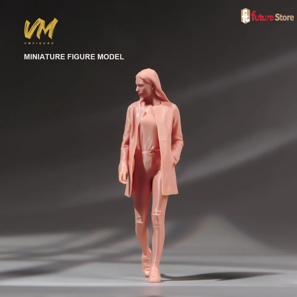 Geschilderde Miniaturen 1/87 1/64 1/43 1/24 1/18 Schoonheid Meisje Bodybuilding Baden Figuur Mini Pop Beeldje Model Scène Prop Decor