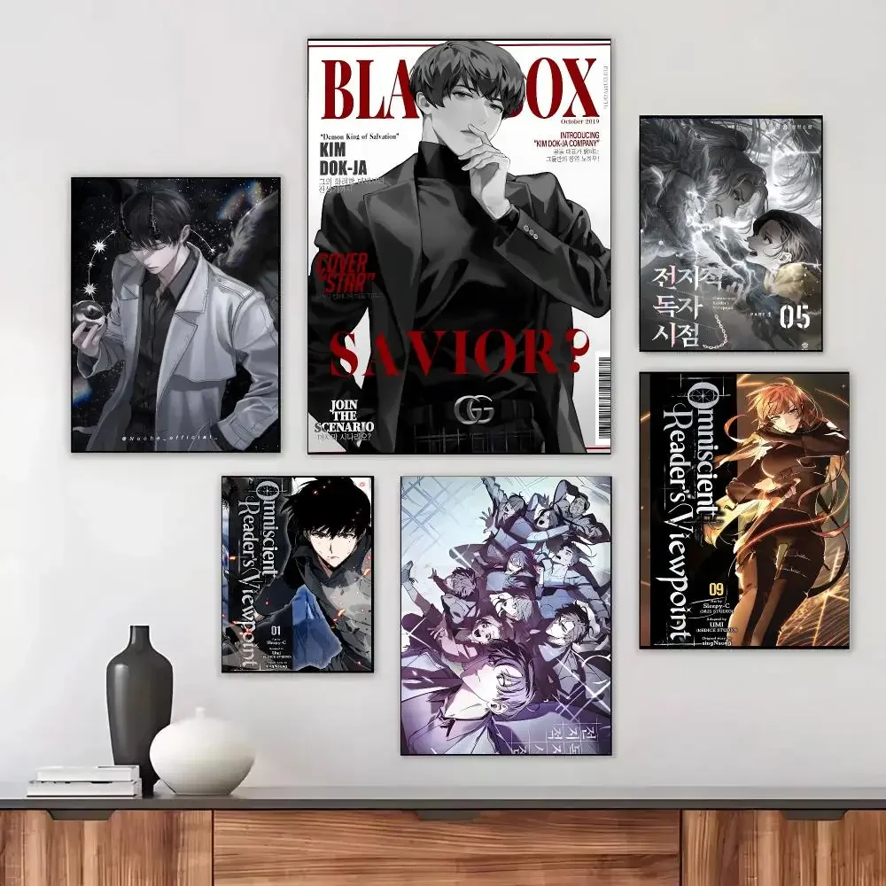 Omniscient Reader’s Viewpoint Manhwa Poster Moisture-proof Self-adhesive Decor Living Room Bedroom Party Bar Fade-resistant