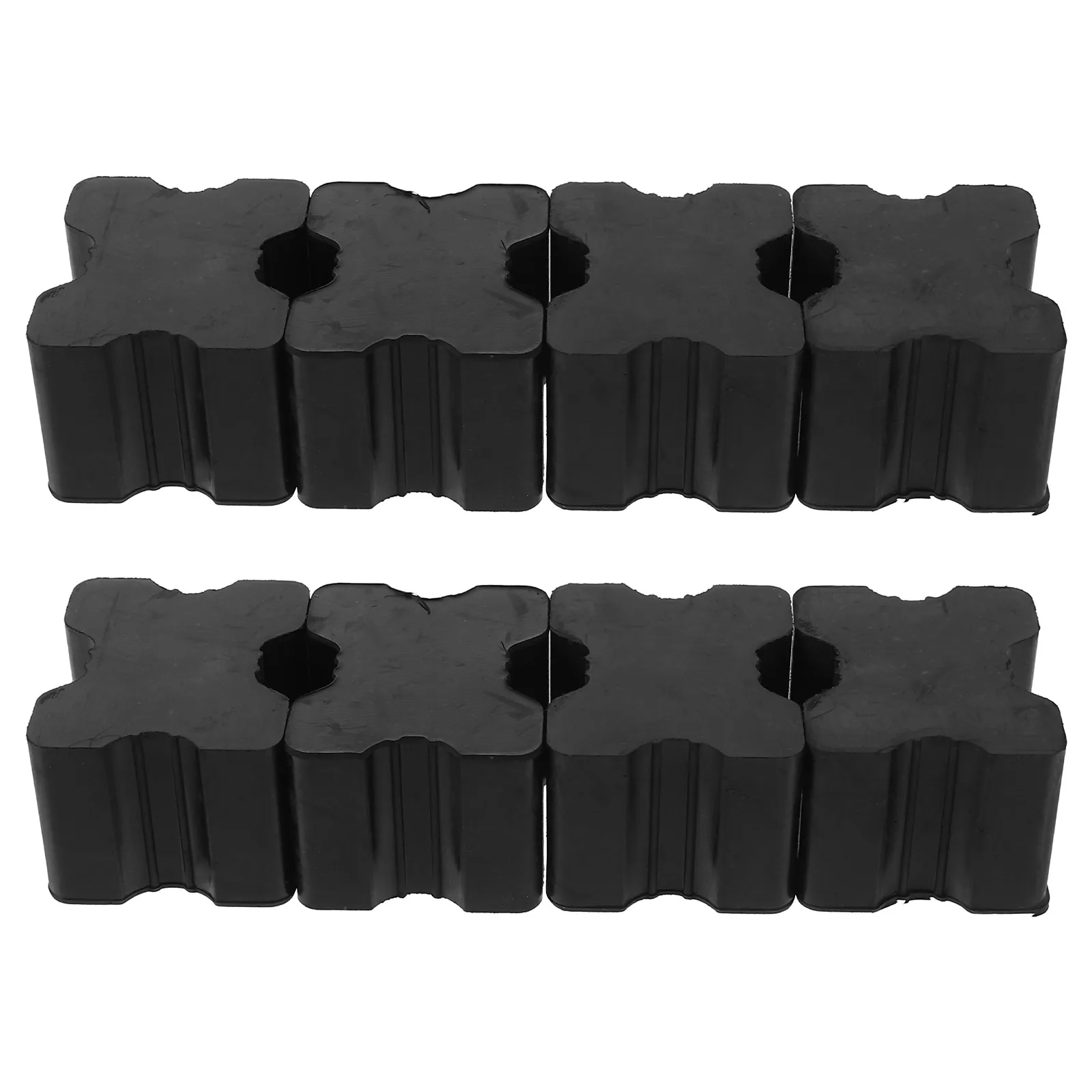 

8pcs Black Coil Spring Shock Absorbing Rubber Pads for 1 inch to 1 5 inch Springs Durable Automotive Spacers Lift Comfort