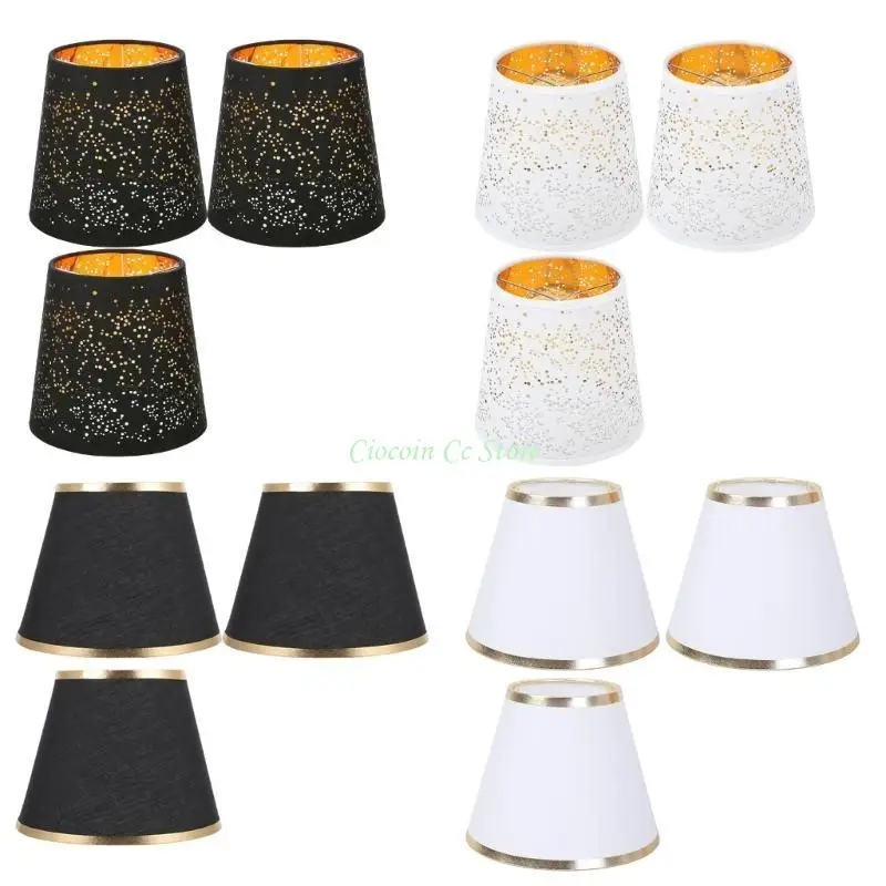 x90f-set-of-3-clip-on-lamp-shades-bells-lamp-cover-fabric-texture-for-chandelier