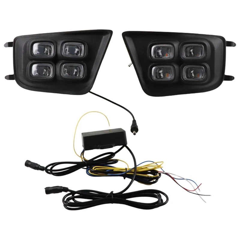 

Car LED Daytime Running Lamp Daylight Turn Signal Light Fog Lamp Light For Toyota Tacoma 2012-2015