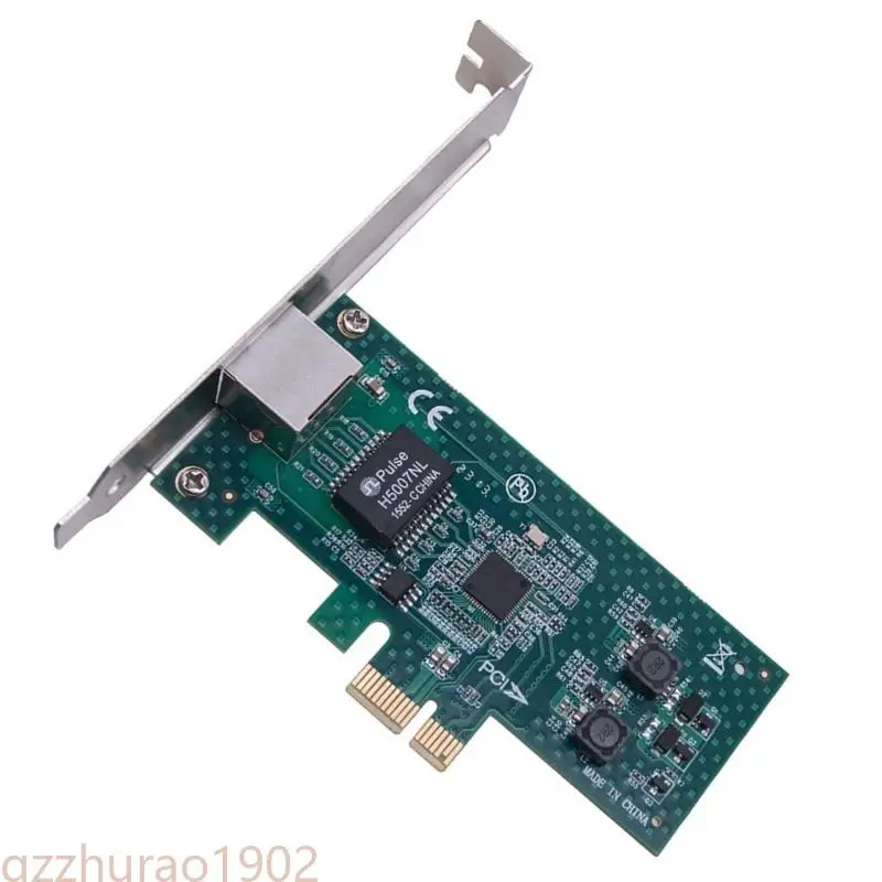 97QB PCIE to RJ45 10/100/1000MBPS 기가비트 이더넷 네트워킹 어댑터 LAN 카드가있는 저 프로파일 브래킷 지원 승리 지원