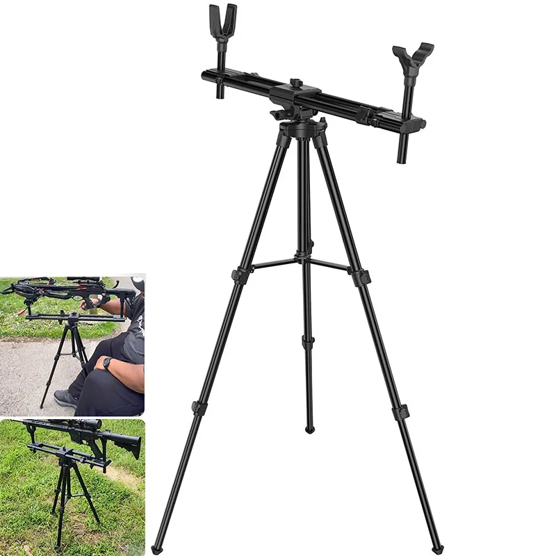 Hunting Rests Shooting Dual Frame Adjustable Height for Outdoors Ground Blinds and Hunting