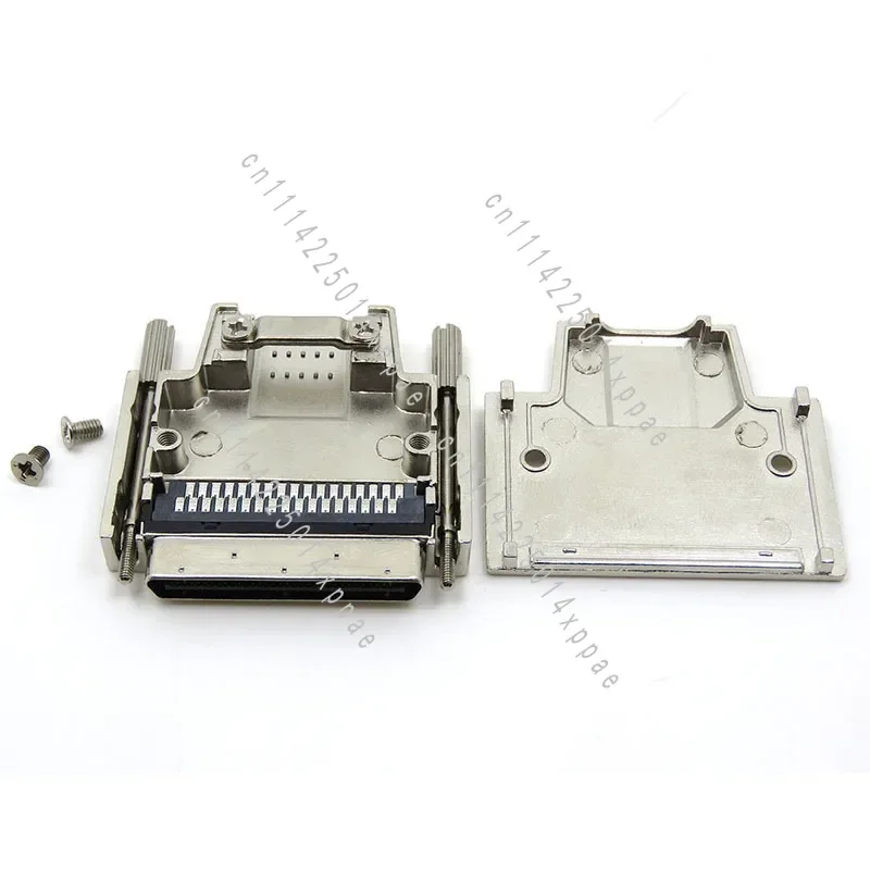 With Iron Shell Piercing Solder Wire Type 68P Connector SCSI 68Pin Male Small 68 Male and Female