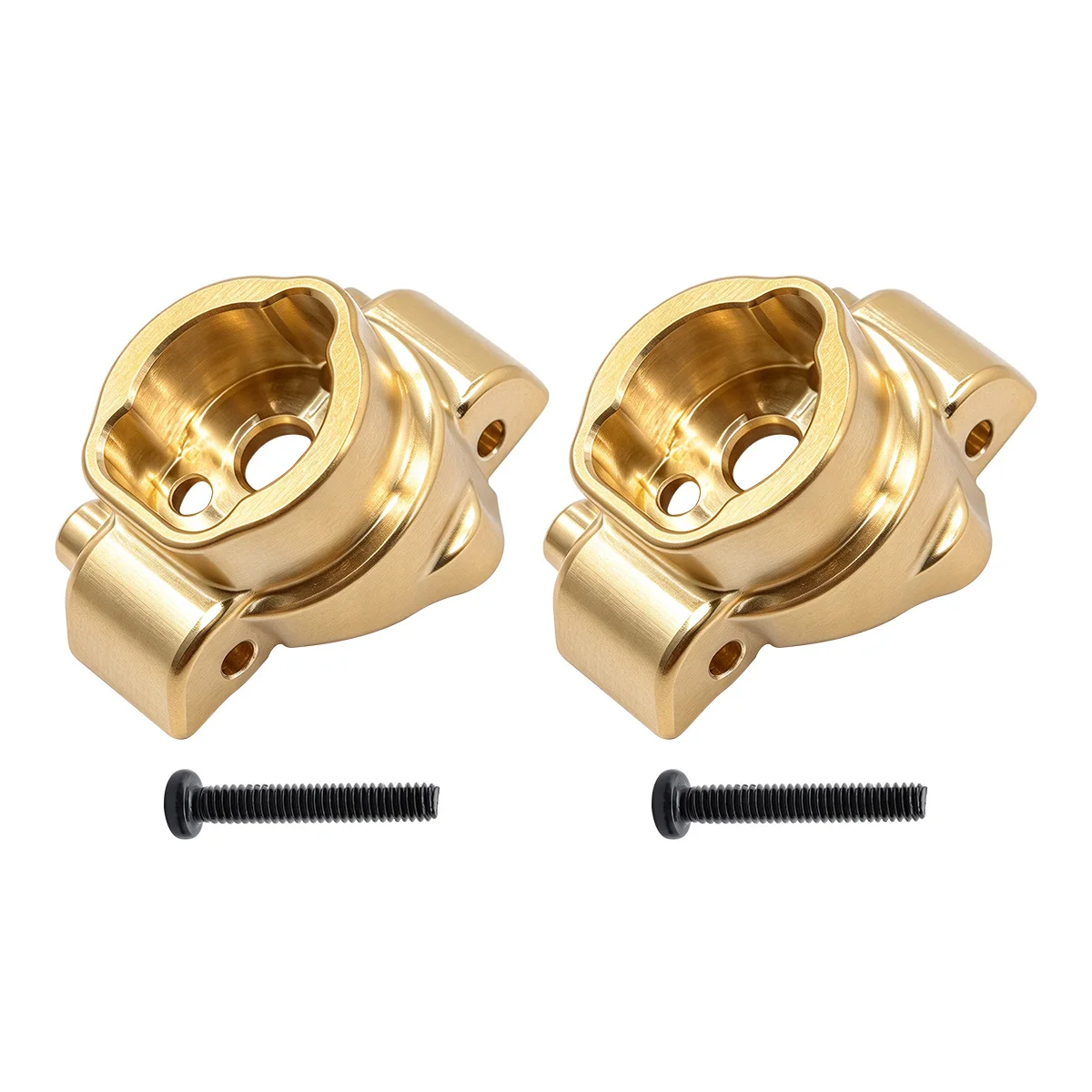 Brass Rear Axle Hub Cup Upgrade Parts For HuangBo HB R1001-R1006 R1011-R1016 1/10 Full Proportional RC Crawler Accessories