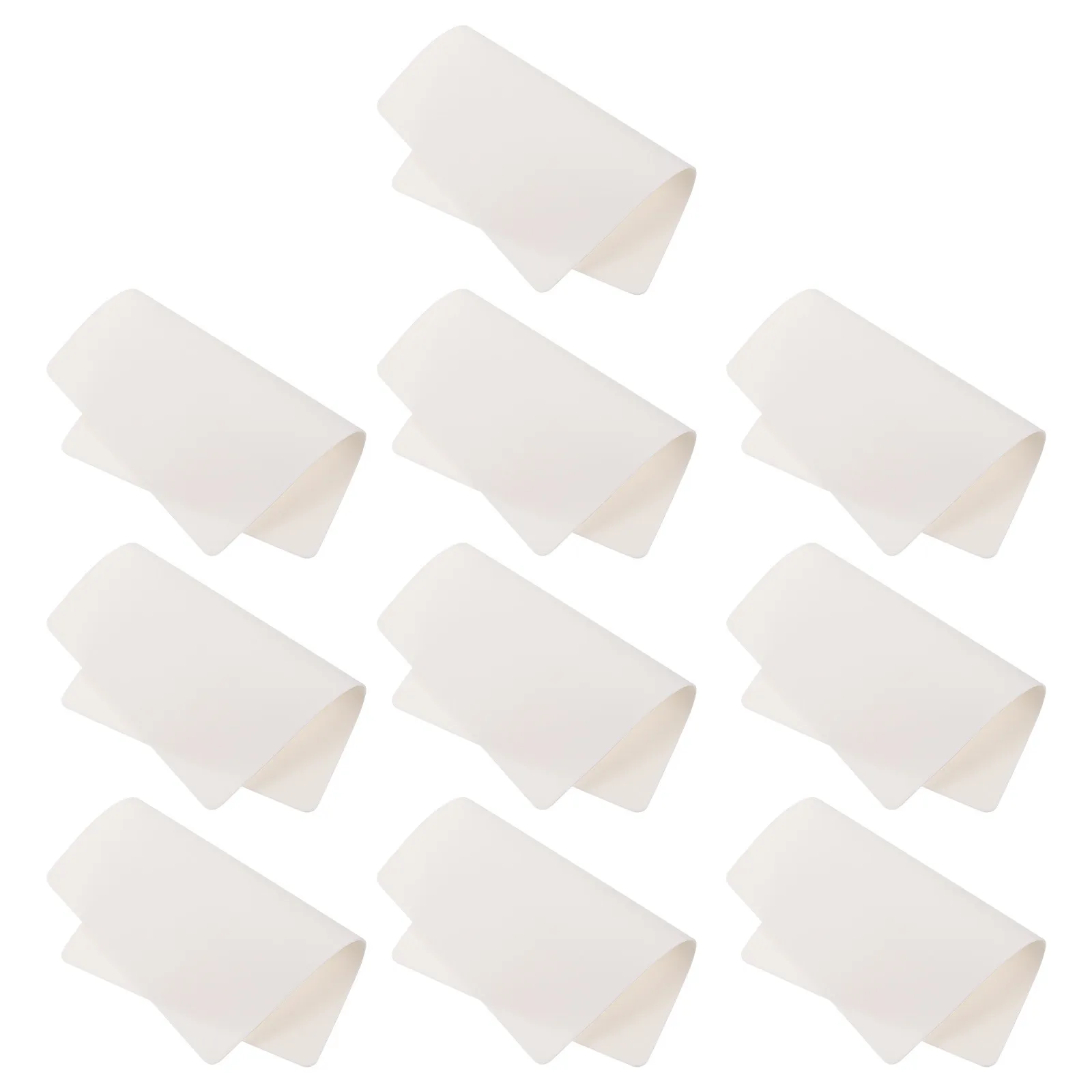 10 piezas de piel de silicona para práctica de maquillaje de cejas, piel falsa flexible para entrenamiento, suministro creativo y práctico para maquillaje permanente