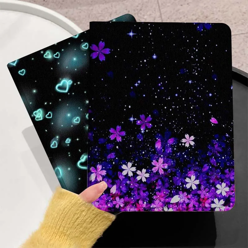 

Светящийся чехол для планшета с дизайном «Сердце» для Huawei MediaPad T5, T10s, M6, M5 Lite, SE, Honor Tab 5, 6, 7, V7, V8, X8a, X9a Pro