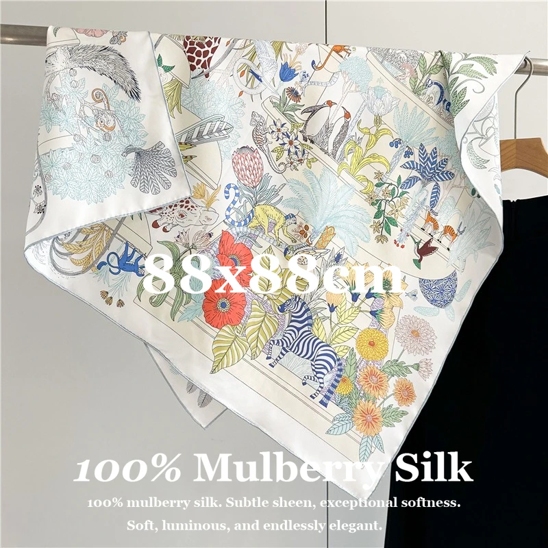 100-mulberry-silk-square-scarf-soft-durable-ethnic-bohemian-hand-rolled-edges-head-scarf-for-hair-88-88cm-shawl-wrap-bandana
