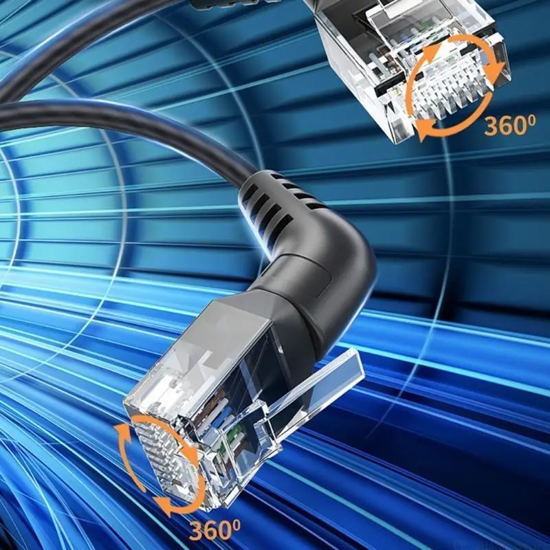 E56B Cat6A Ethernet Patches Cable Networking Internet Cord RJ45 Cord for Modem Routers