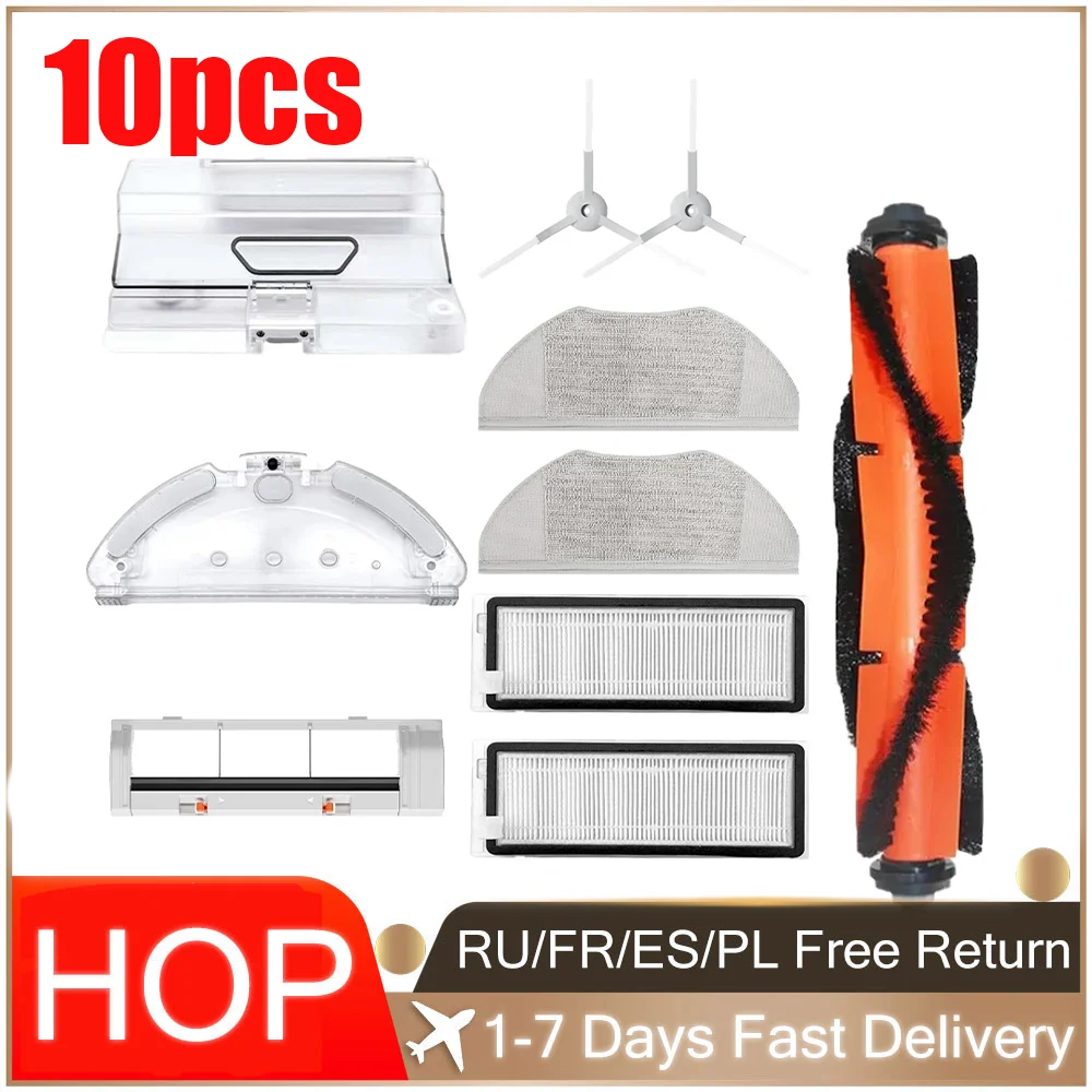 Xiaomi-ロボット掃除機mijia g1 mjstg1,掃除機アクセサリー,メインローラー,ブラシ,HEPAフィルター,モップ,布ぼろきれ