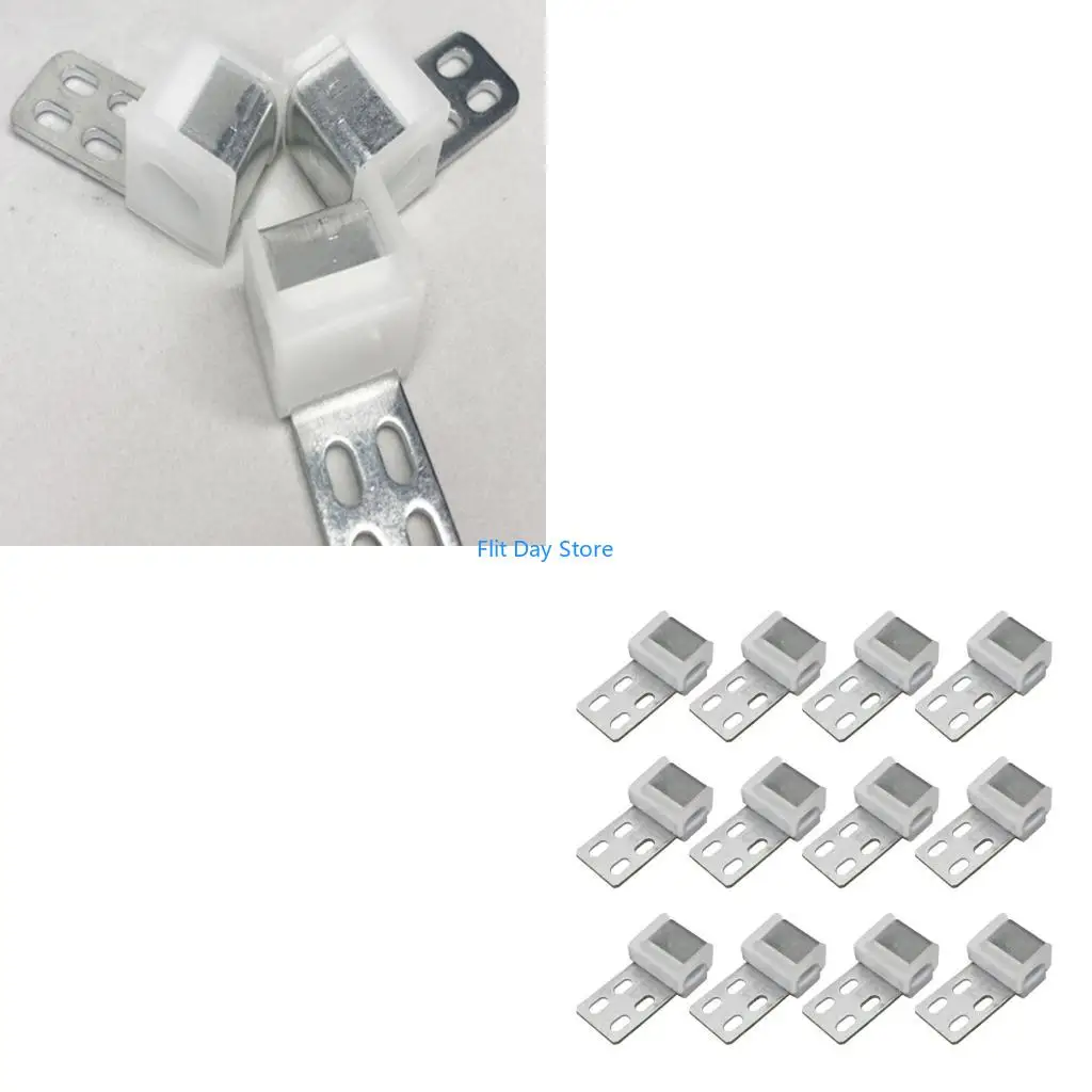 F92C 12Pcs Rust Resistant Spring Fasteners Sofa Spring Fixing Clips Car Spring Buckle Home Furniture Hasps Enduring