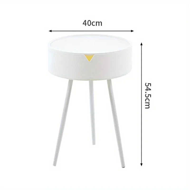 Stylish & Compact 40cm Table: Versatile Bedside/Coffee Use, Modern Design, Easy to Clean furniture living room  side table