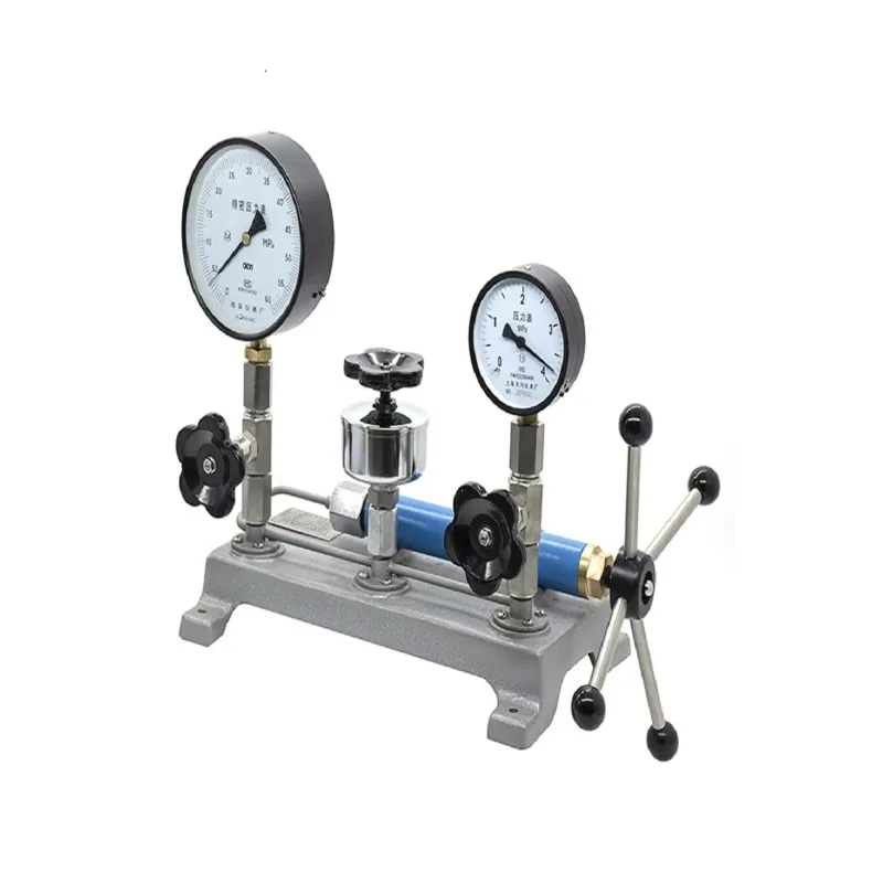 

60Bar Precision Hydraulic Pressure Gauge Calibration Pump Portable Vacuum Pressure Gauge Calibrator
