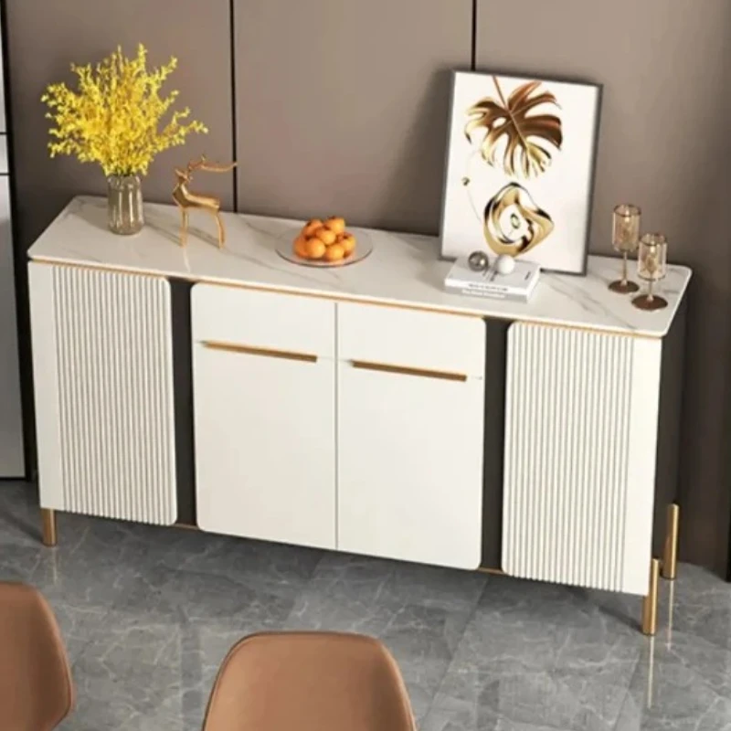 أدراج خزانة فاخرة مميزة للاسترخاء، خزائن غرفة المعيشة، تصميم جمالي، أثاث ياباني للتلفزيون Meuble #3