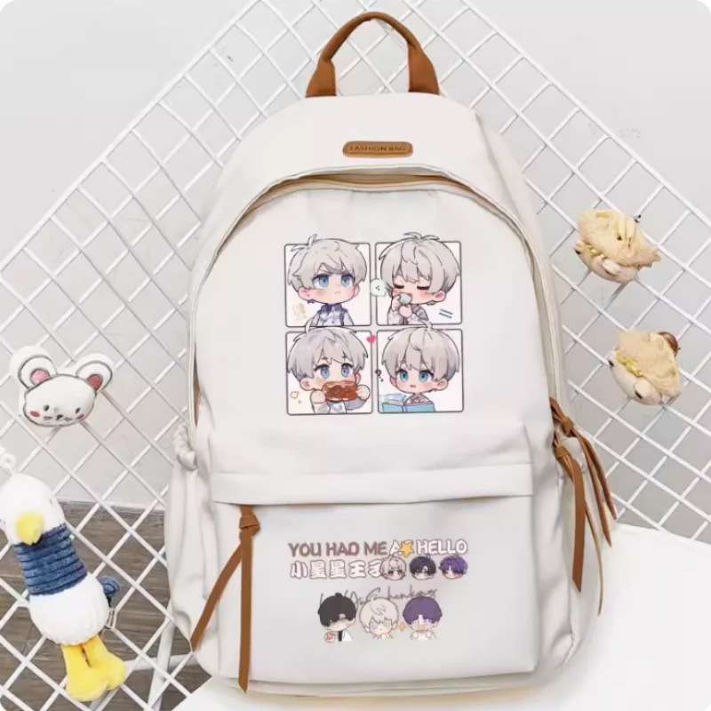 

Anime Love and Deepspace Xavier Big Capacity Girls Backpack Travel Bag Boy Teenager Schoolbag Student Rucksacks