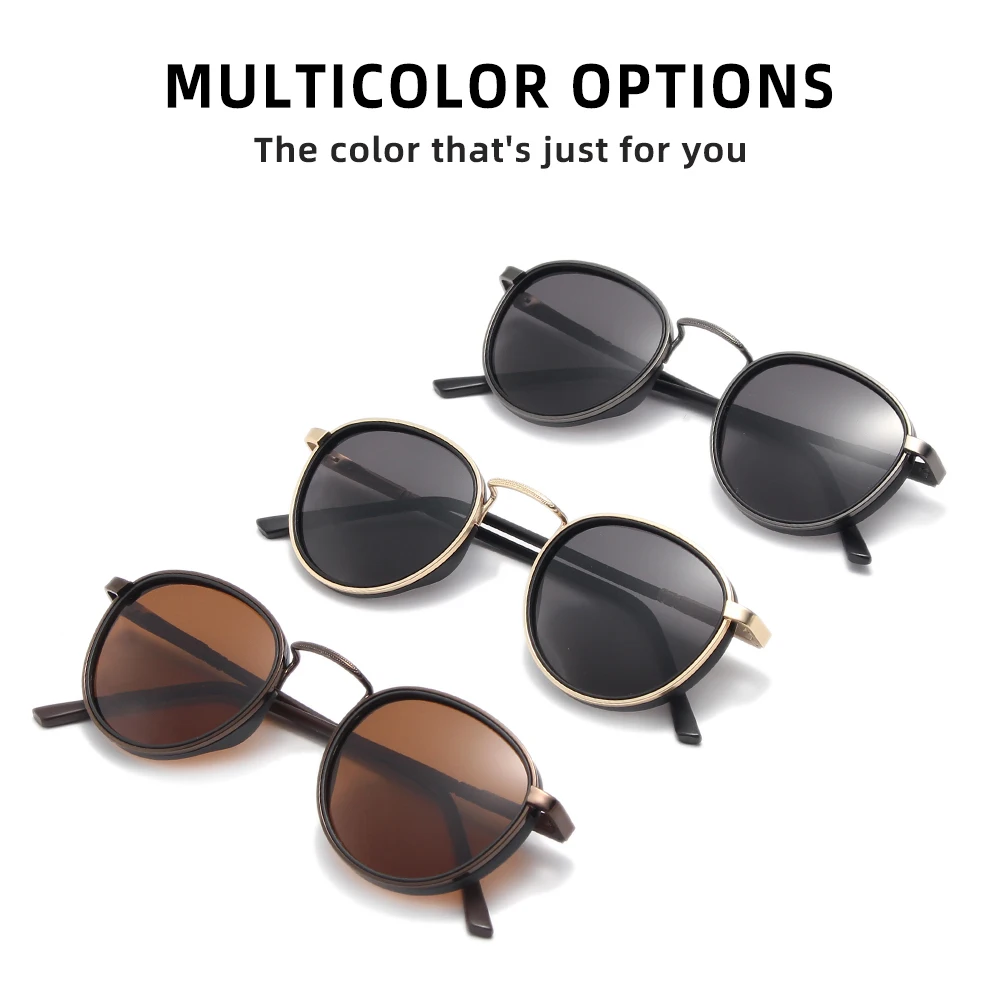 نظارات شمسية مستقطبة عصرية للنساء والرجال من Rrtro نظارات شمسية مستديرة للسفر UV400 نظارات مثالية للهدايا