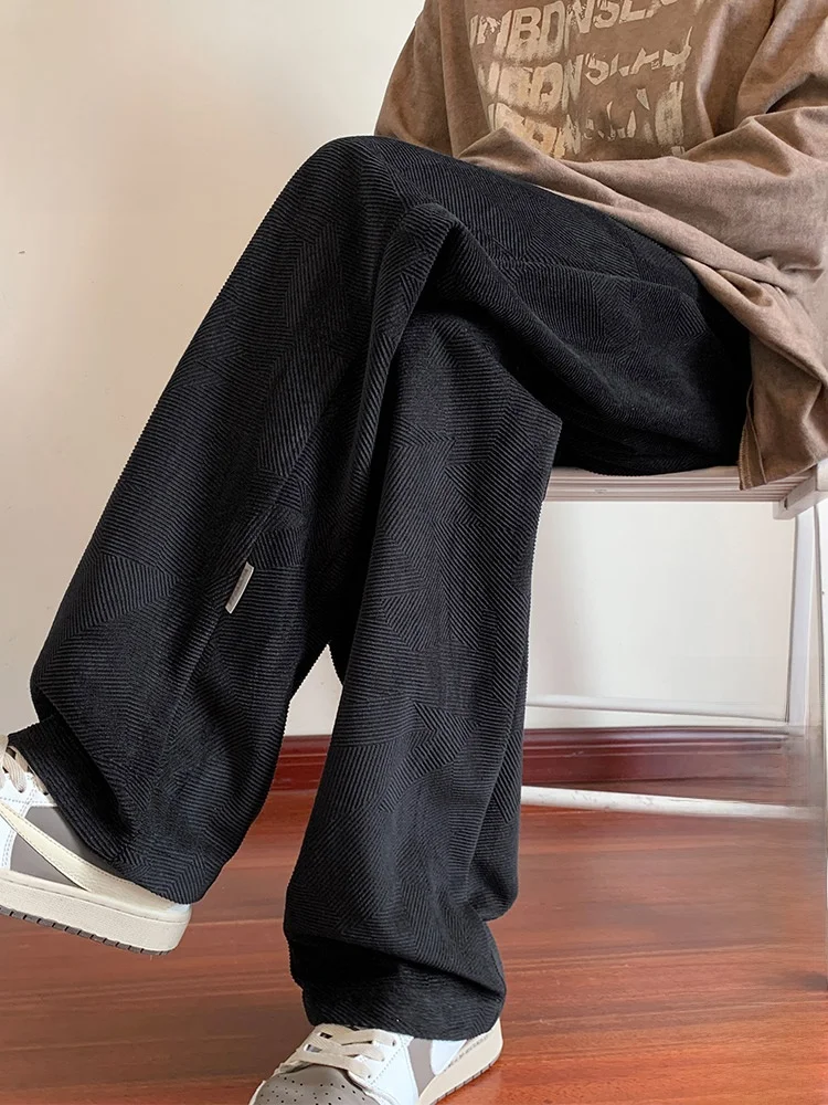 

Мужские свободные прямые спортивные брюки Paul Frank из американского вельвета, новинка весны, молодежные, стильные, для активного образа жизни